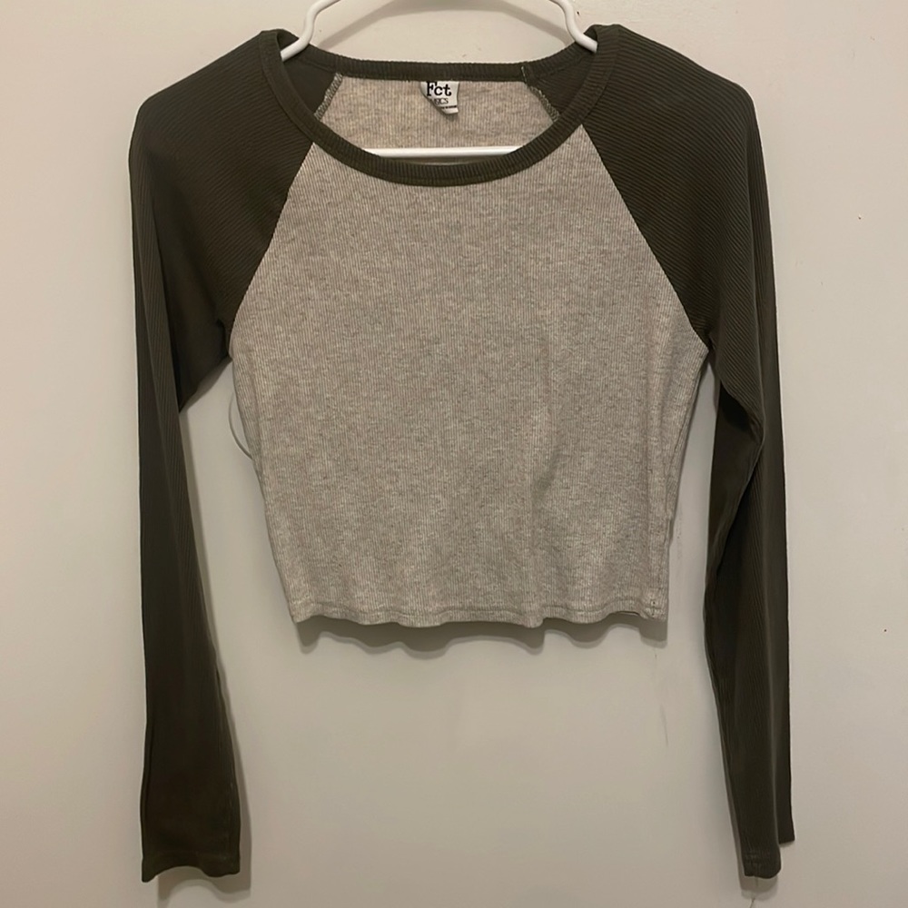 Dark Green Crop Top